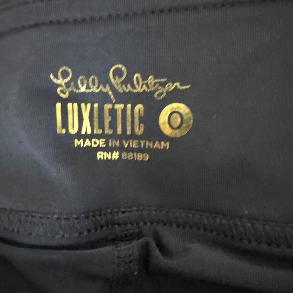 Lilly Pulitzer Luxletic Skort Golf Tennis Athletic Skirt Black Size 0 Waist 28in - Picture 6 of 8